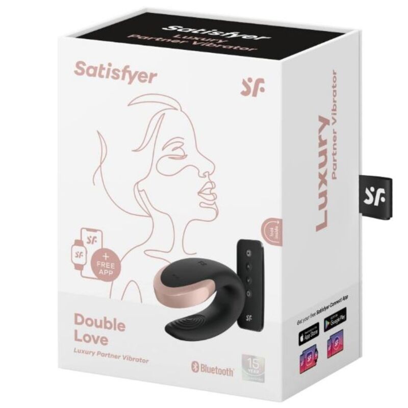 DOUBLE LOVE LUXURY PARTNER VIBRATOR Schwarz
