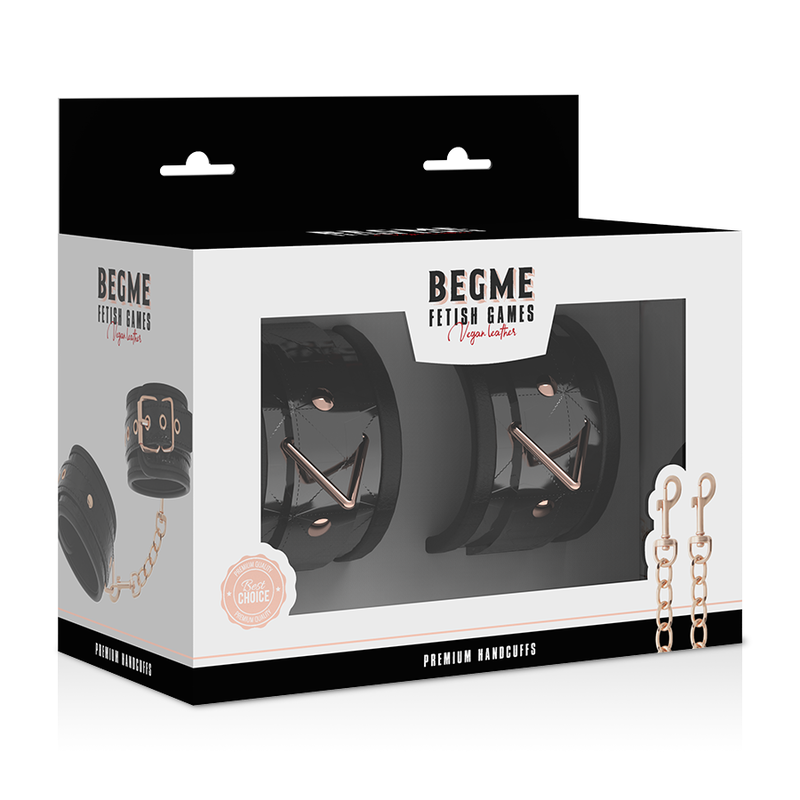 BEGME - Schwarze Edition Premium Handschellen