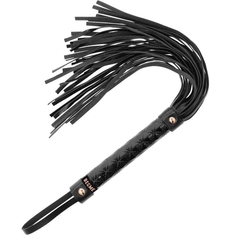 BEGME - Schwarze Edition veganer Leder-Flogger