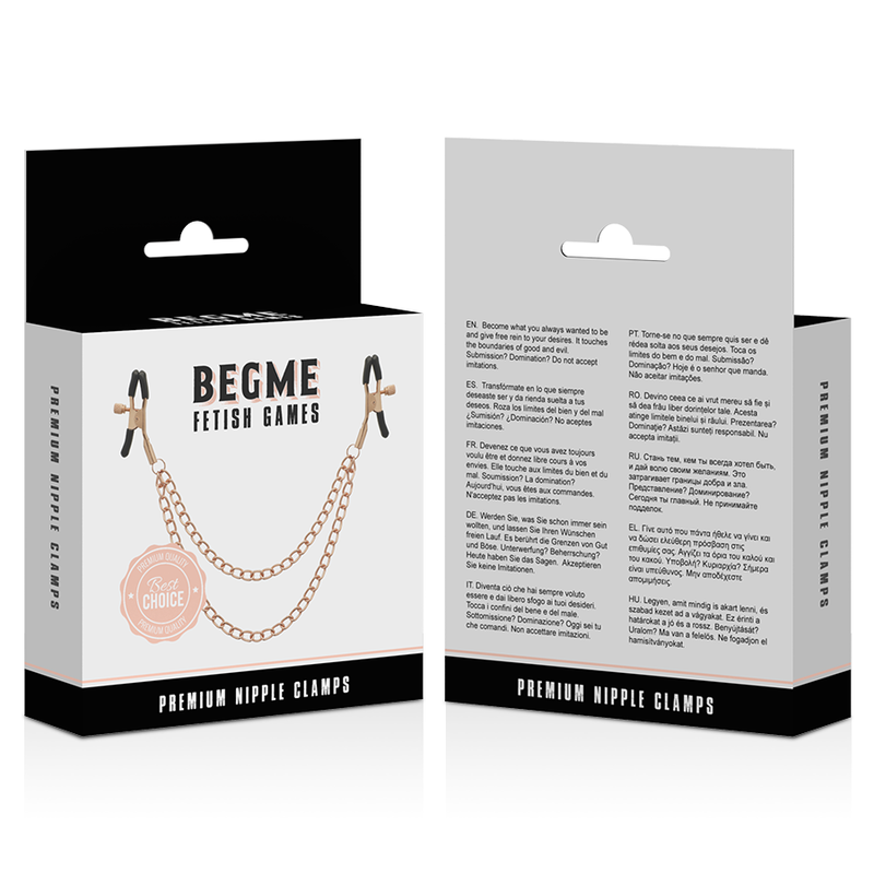 BEGME - BLACK EDITION PREMIUM NIPPLES KLEMEN DER BLACK EDITION
