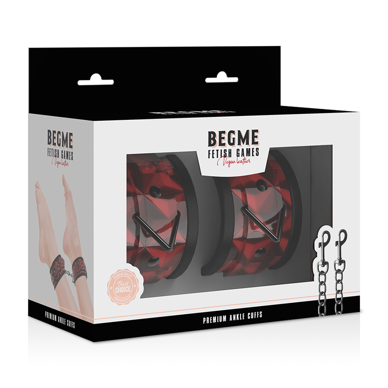 BEGME - ROTE EDITION PREMIUM KNÖCHELSTÜTZE MIT NEOPRENFUTTER