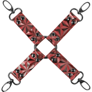 BEGME - ROTE EDITION PREMIUM VEGANES LEDER-SCHWEINEKRAWATTE