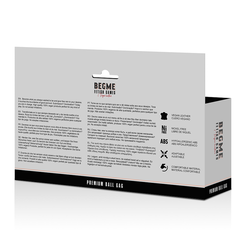 BEGME - ROTE EDITION VEGANES LEDER
