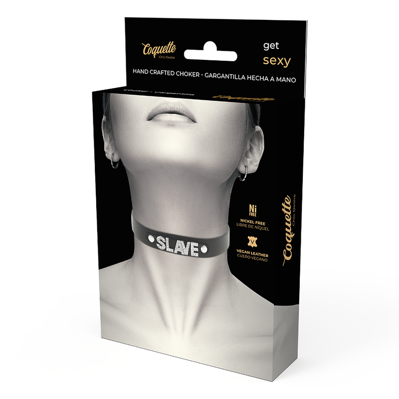 COQUETTE CHIC DESIRE - Sklavenhalsband aus veganem Leder