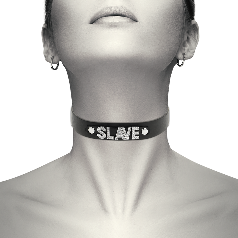 COQUETTE CHIC DESIRE - Sklavenhalsband aus veganem Leder