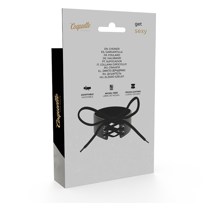 COQUETTE CHIC DESIRE - veganes Leder-Halsband