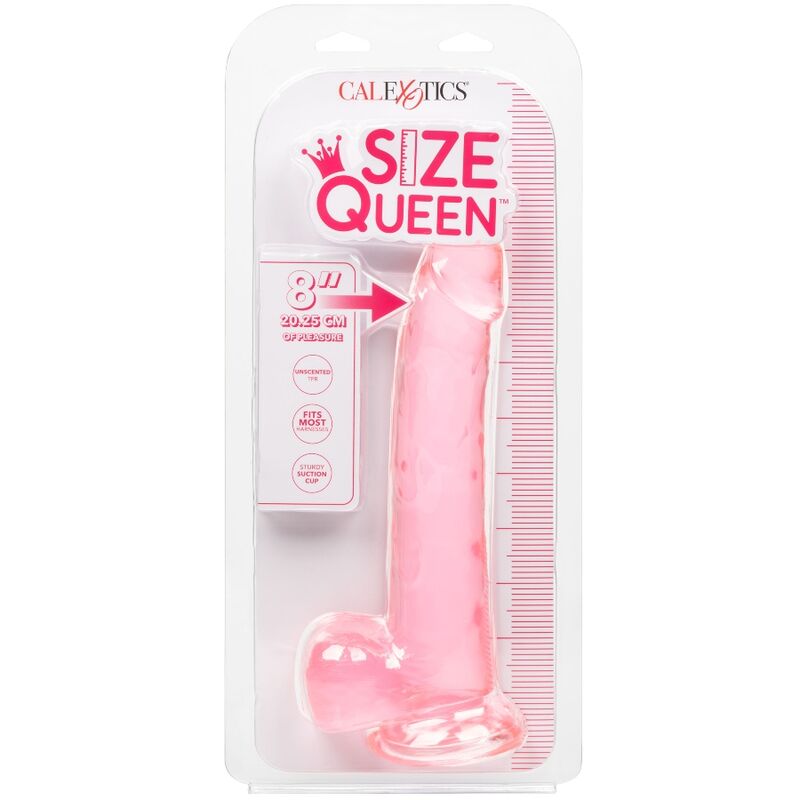 CALEXOTICS - GRÖSSE KÖNIGIN-DILDO ROSA 20,3 CM