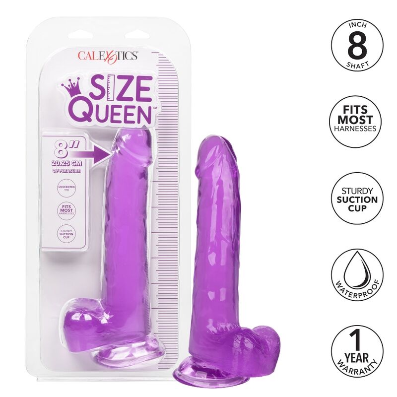 CALEXOTICS - GRÖSSE KÖNIGIN-DILDO LILA 20,3 CM