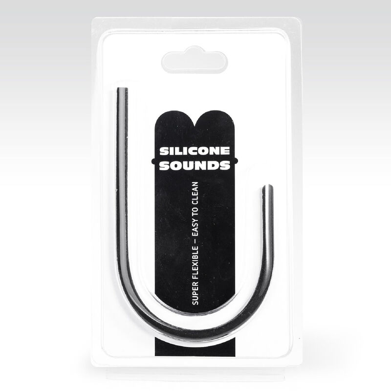 ALL BLACK - 8 MM Harnröhrenchensonde aus Silikon
