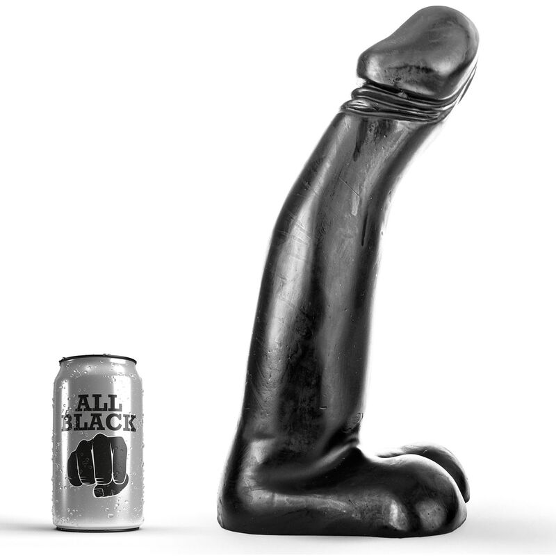 ALL BLACK - Realistischer Fistingdildo 29 cm schwarz