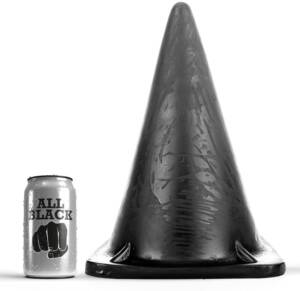 ALL BLACK - Dreieckiger Stecker 30 cm