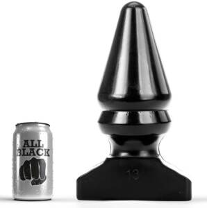ALL BLACK - Analplug 28,5 cm