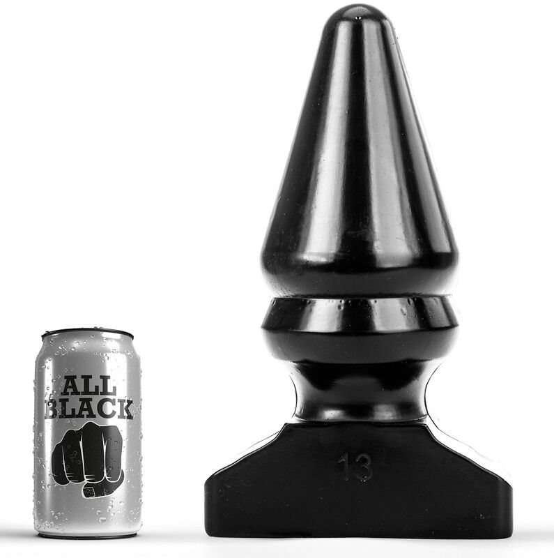ALL BLACK - Analplug 28,5 cm