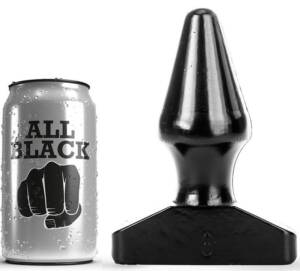 ALL BLACK - Analplug 15,5 cm