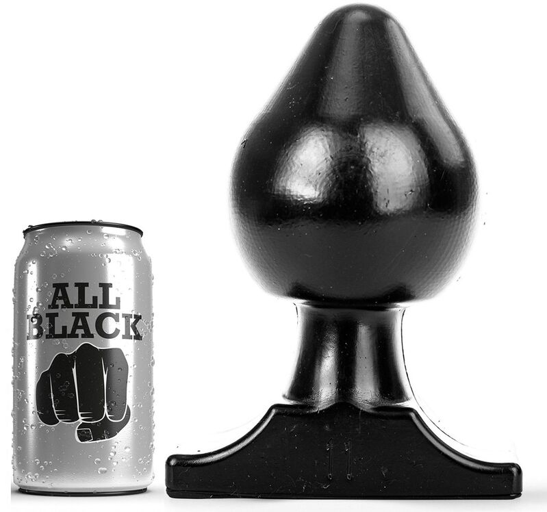 ALL BLACK - Analplug 19 cm