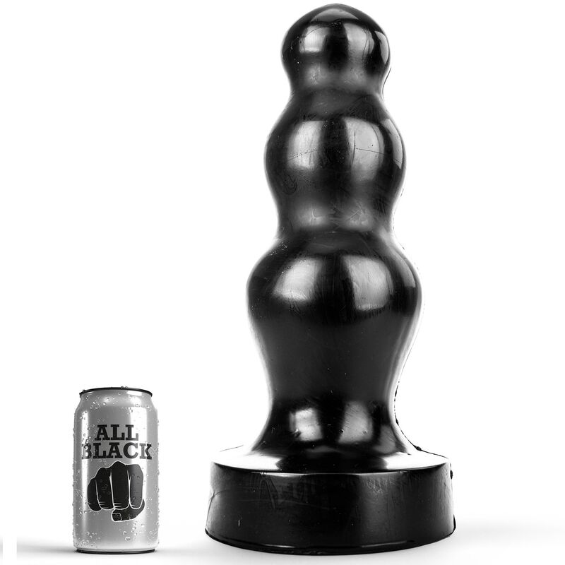 ALL BLACK - GROßER ANALPLUG 38 CM