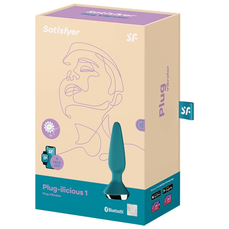 SATISFYER - PLUG ILICIOUS 1 Plugvibrator Grün
