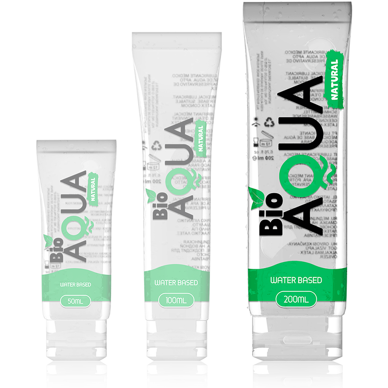 BIOAQUA - Gleitgel natürliche Zutaten auf Wasserbasis 200 ml