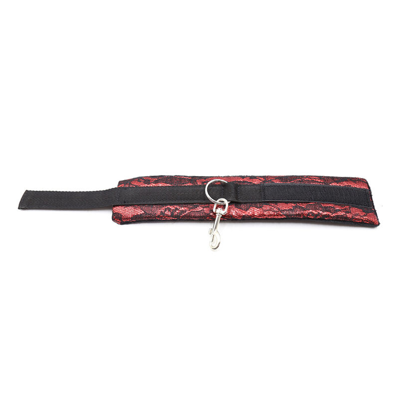 OHMAMA FETISH - Samt-Handschellen mit Nylonband