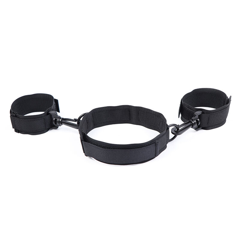 OHMAMA FETISH - Handschellen und Kragen aus Nylon