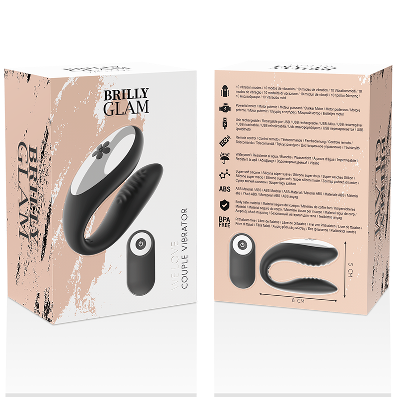 BRILLY GLAM - Wir lieben die schwarze Fernbedienung für Partner.