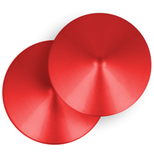 OHMAMA FETISH ROTE KREIS-NIPPELABDECKUNG