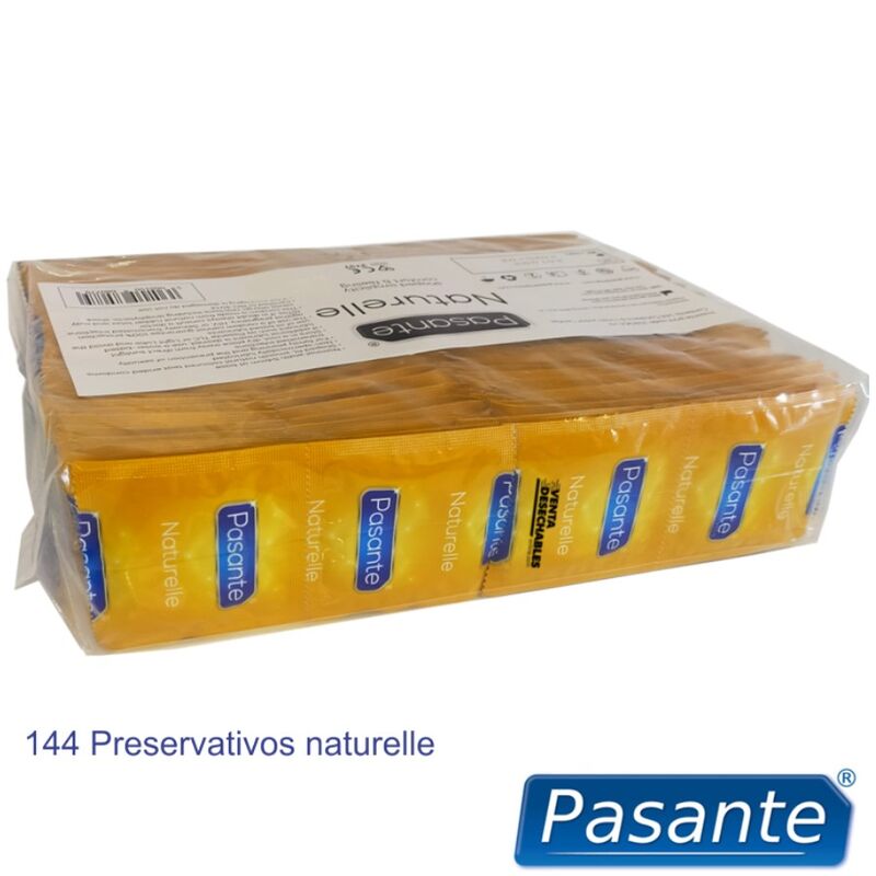 PASANTE - Kondome natürliche Beutel 144 Einheiten