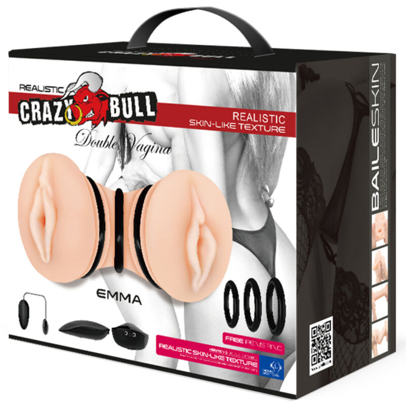 CRAZY BULL - EMMA realistischer Doppel-Vagina-Masturbator