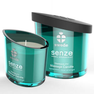 SWEDE - SENZE TRANQUILLITY MASSAGEKERZE - MINZE, ROSE, ORANGE