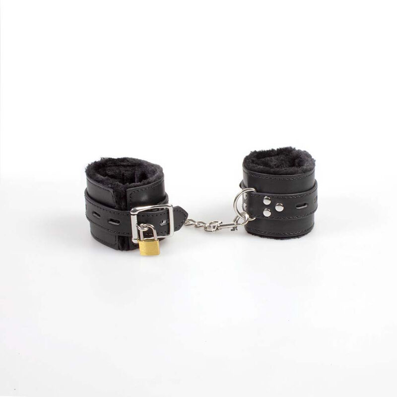 SCHWARZE BONDAGE-HANDSCHELLEN BDSM-KOLLEKTION