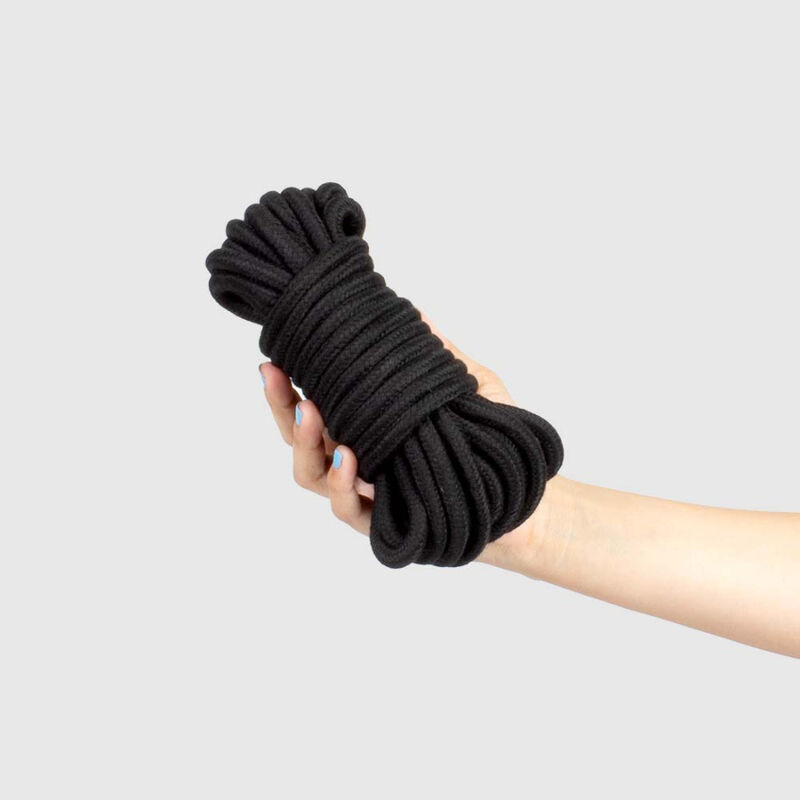 SCHWARZES BONDAGE-SEIL BDSM-KOLLEKTION