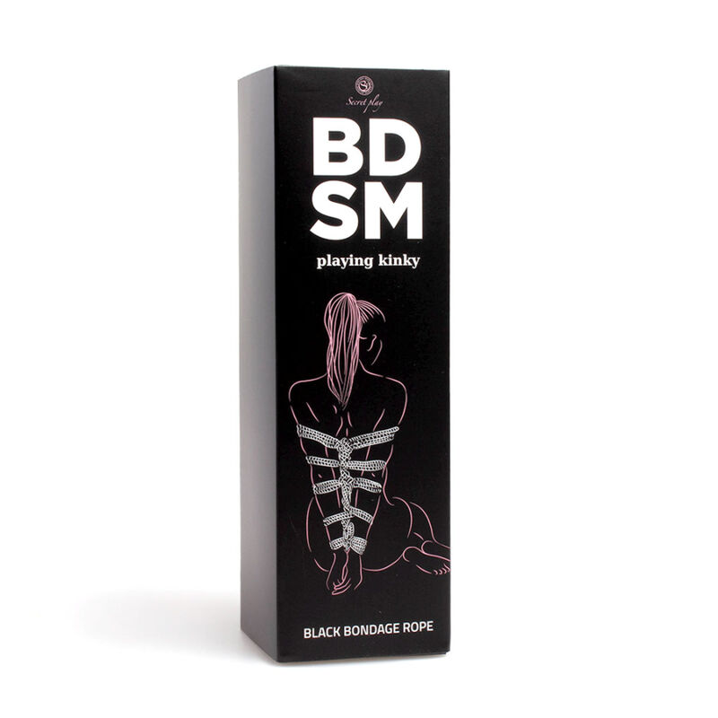 SCHWARZES BONDAGE-SEIL BDSM-KOLLEKTION