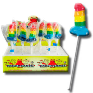 PRIDE - Gummi-Lutscher-Penis LGBT