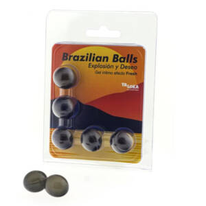 TALOKA - 5 Brasilianische Kugeln, Frischer Effekt, Aufregendes Gel