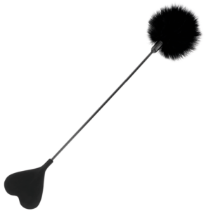DARKNESS - Schwarze Liebe Federpeitsche 40 cm
