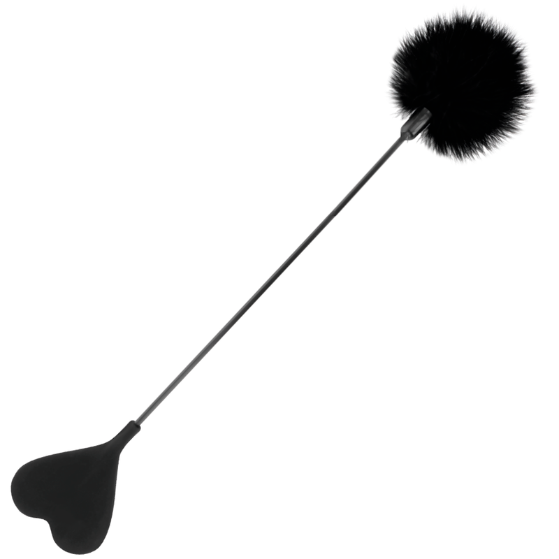 DARKNESS - Schwarze Liebe Federpeitsche 40 cm