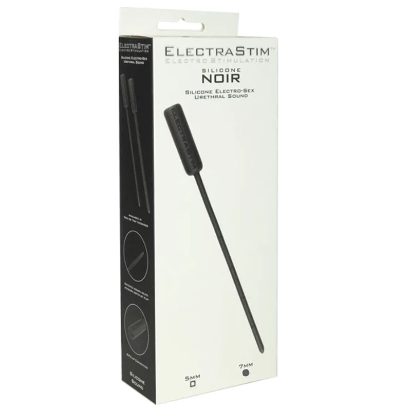 ELECTRASTIM - Flexibler Silikon Elektro-Sex Urethral Sound 7 mm