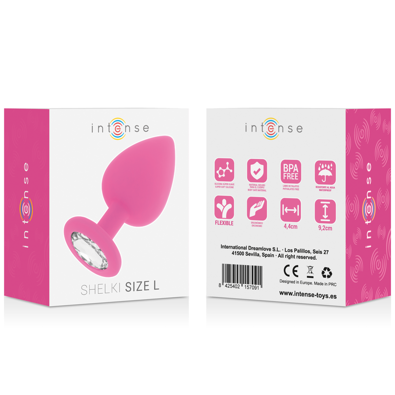 INTENSE - SHELKI L ANALPLUG FUCHSIA