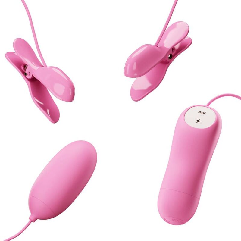 PRETTY LOVE - Pinzette mit Vibration und rosa Elektroschock