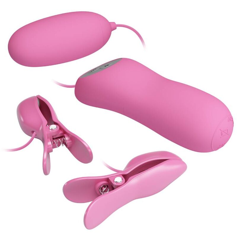 PRETTY LOVE - Pinzette mit Vibration und rosa Elektroschock