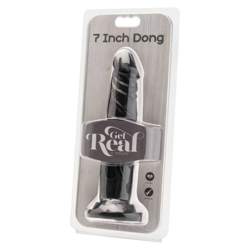 GET REAL - DONG 18 CM Schwarz