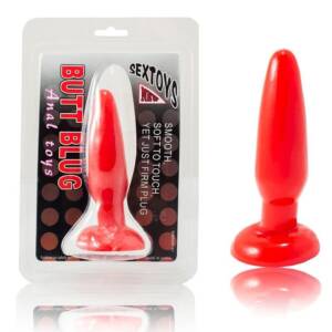 BAILE - Kleiner roter Analplug 15 cm