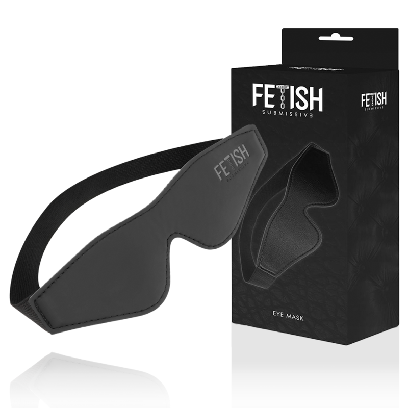 FETISH SUBMISSIVE - Vegane Ledermaske mit Neopren-Futter