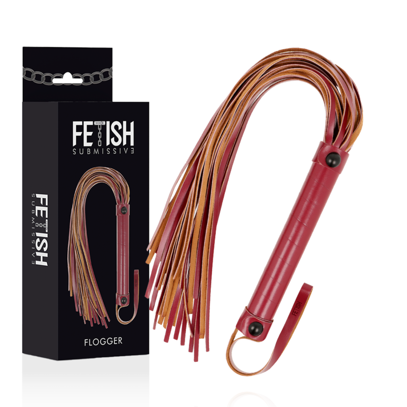 FETISH SUBMISSIVE DARK ROOM - Peitsche aus veganem Leder