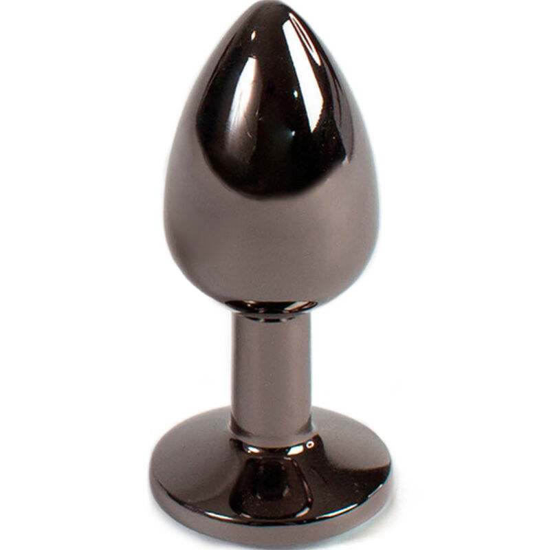 SECRETPLAY - GUNMETAL ANALPLUG KLEINE GRÖSSE 7 CM