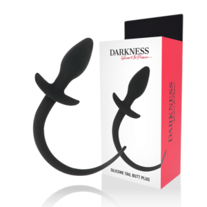 DARKNESS - Analplug 28 cm schwarzes Silikon