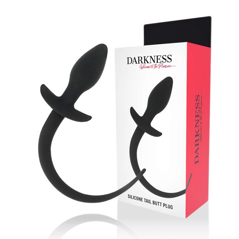 DARKNESS - Analplug 28 cm schwarzes Silikon