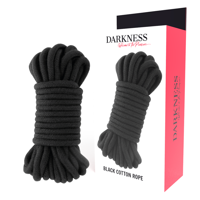 DARKNESS - Japanisches Seil 5 m Schwarz