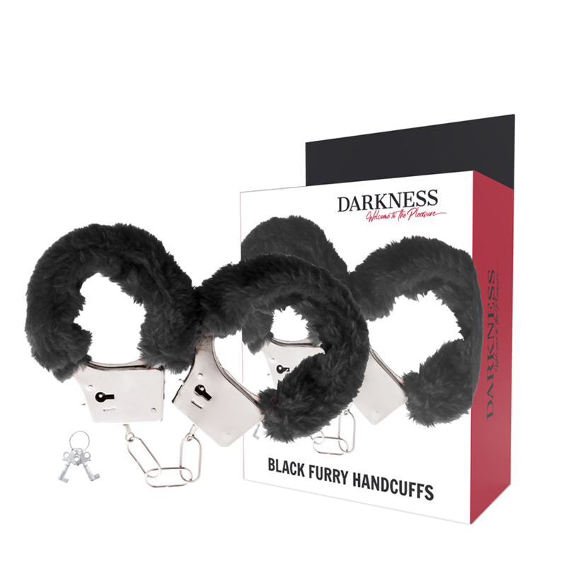 DARKNESS - Handschellen aus Schwarzmetall