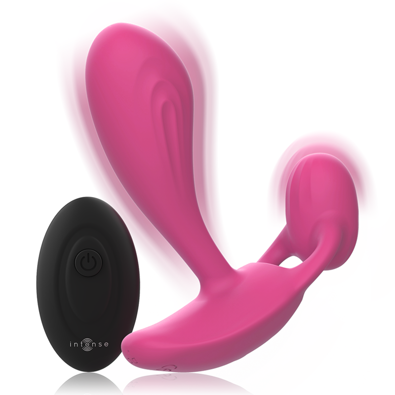 INTENSE - SHELLY ANALPLUG MIT FERNBEDIENUNG ROSA